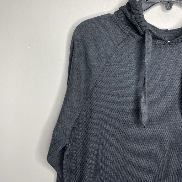 VANS Hoodie Men Medium Lightweight Sweatshirt NEW Charcoal Black Pullover - Picture 3 of 13